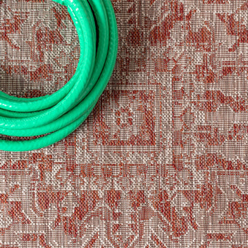Estrella Bohemian Medallion Textured Weave Indoor/outdoor Runner Rug